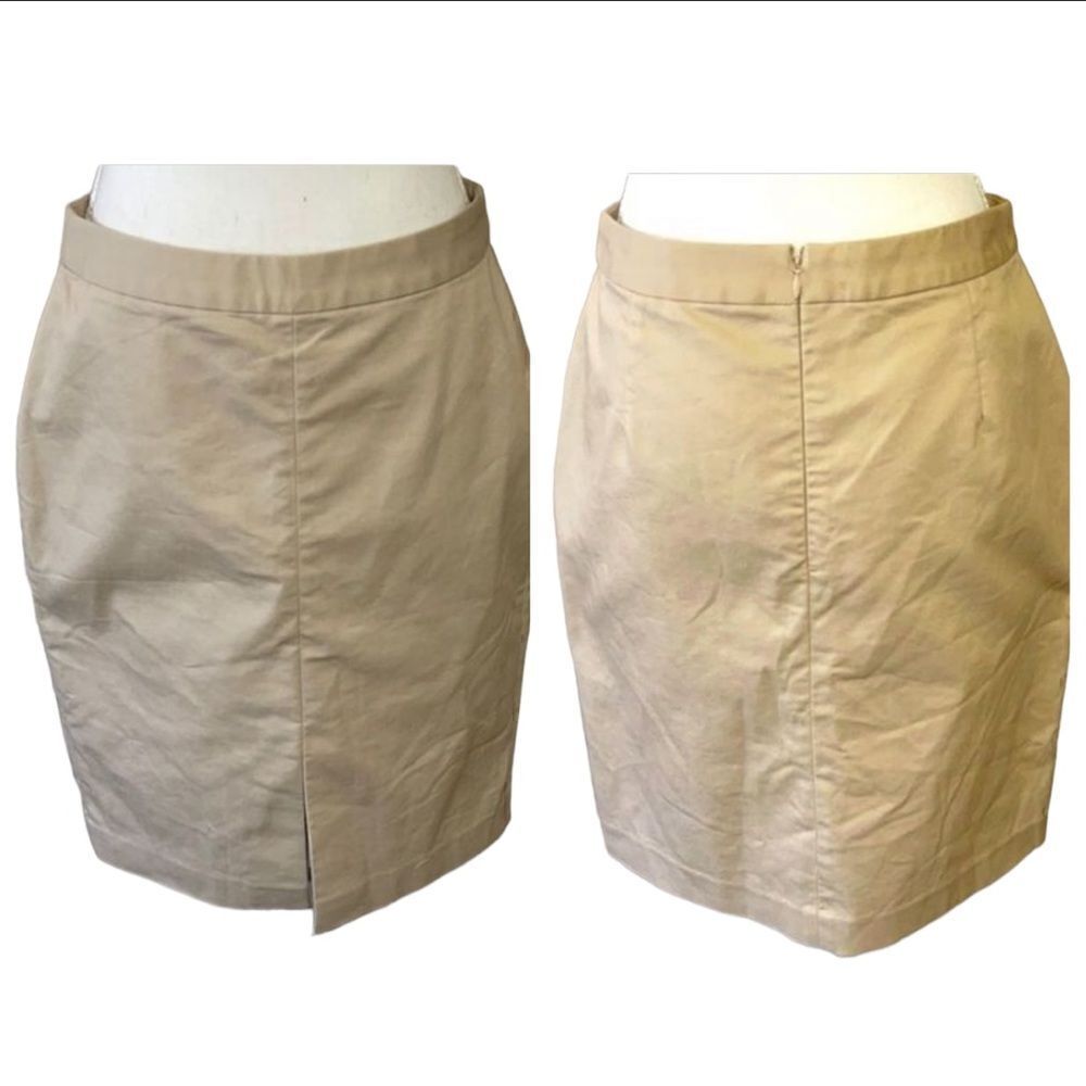 Banana Republic Bistretch Front Slit Skirt Size 6